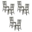 Pemberly Row Counter Height Dining Chair in Antique Gray (Set of 6)