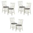 Pemberly Row Counter Height Dining Chair in Antique White (Set of 6)