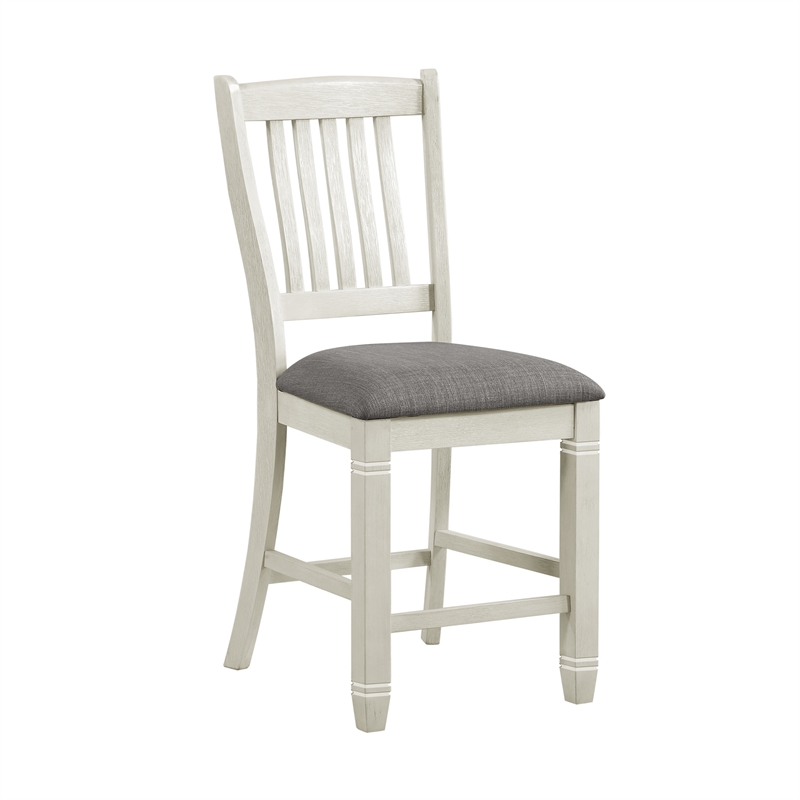 Pemberly Row Counter Height Dining Chair in Antique White (Set of 4)