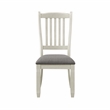 Pemberly Row Pine Wood Dining Room Side Chair in Antique White (Set of 4)