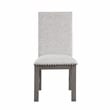 Pemberly Row Traditional Wood Dining Room Side Chair in Gray (Set of 6)