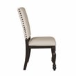 Pemberly Row Transitional Dining Room Side Chair in Grayish Brown (Set of 6)