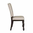 Pemberly Row Transitional Dining Room Side Chair in Grayish Brown (Set of 4)
