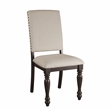 Pemberly Row Transitional Dining Room Side Chair in Grayish Brown (Set of 4)