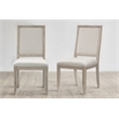 Pemberly Row Contemporary Wood Dining Room Side Chair in Gray (Set of 6)