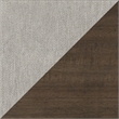 Pemberly Row Wood and Fabric Dining Room Chairs in Brown (Set of 4)