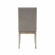 Pemberly Row Wood and Fabric Dining Chairs in Brownish Gray (Set of 6)