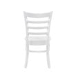 Pemberly Row Wood Dining Room Side Chair - Set of 6 in White