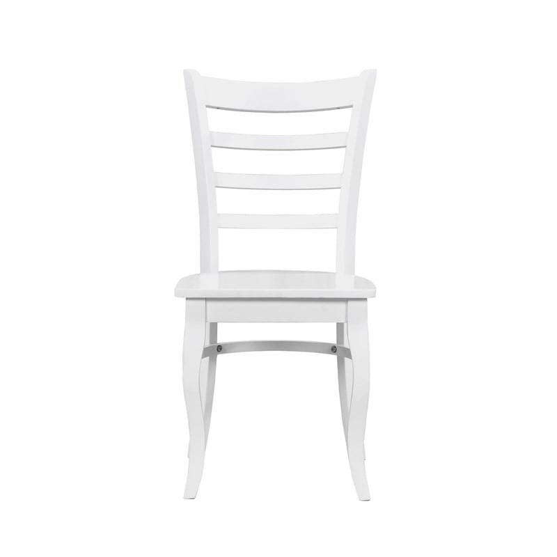 Pemberly Row Wood Dining Room Side Chair - Set of 4 in White