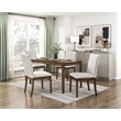 Pemberly Row Textured Dining Room Side Chair - Set of 4 in Beige