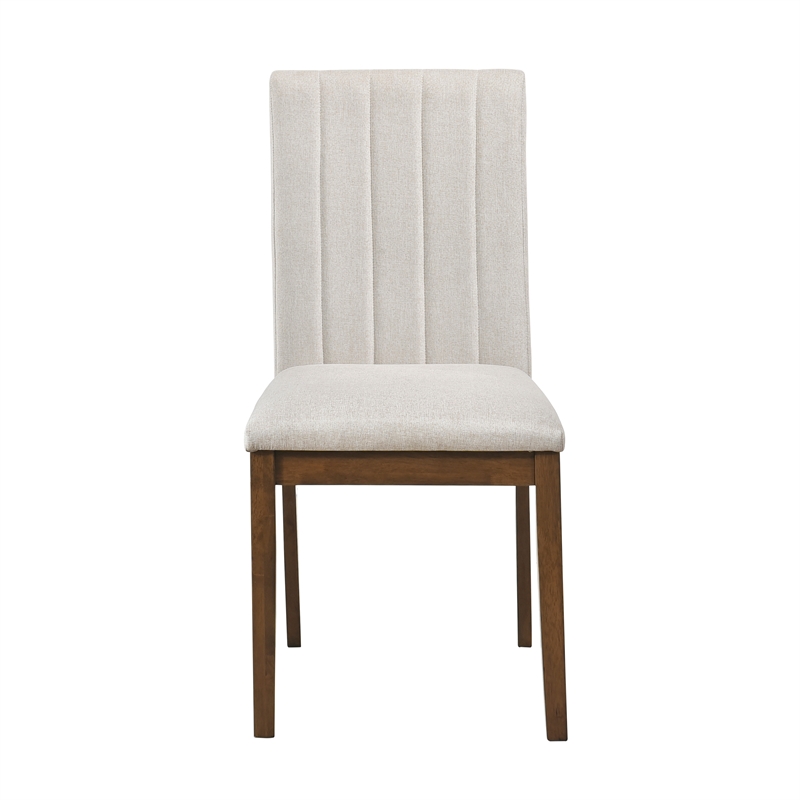 Pemberly Row Textured Dining Room Side Chair - Set of 4 in Beige