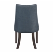 Pemberly Row Textured Dining Room Side Chair - Set of 4 in Blue Gray