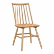 Pemberly Row Asian Hardwood Dining Room Side Chair - Set of 6 in Natural Oak