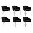 Pemberly Row Contemporary Set of 6 19.5