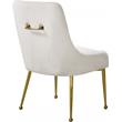 Pemberly Row Contemporary Cream Velvet Dining Chairs (Set of 4)
