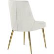 Pemberly Row Contemporary Cream Velvet Dining Chairs (Set of 6)