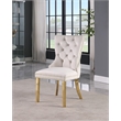 Pemberly Row Contemporary Cream Velvet Dining Chairs (Set of 6)
