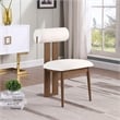 Pemberly Row Contemporary Faux Leather Cream Dining Chairs (Set of 6)