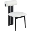 Pemberly Row Contemporary Cream Vegan Leather Dining Chairs (Set of 6)