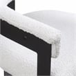 Pemberly Row Contemporary Cream Boucle Fabric Dining Chairs (Set of 4)