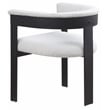 Pemberly Row Contemporary Cream Boucle Fabric Dining Chairs (Set of 4)