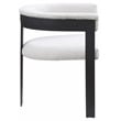 Pemberly Row Contemporary Cream Boucle Fabric Dining Chairs (Set of 4)