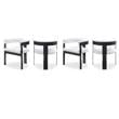 Pemberly Row Contemporary Cream Boucle Fabric Dining Chairs (Set of 4)