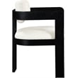 Pemberly Row Contemporary Cream Linen Textured Fabric Dining Chairs (Set of 6)
