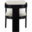 Pemberly Row Contemporary Cream Linen Textured Fabric Dining Chairs (Set of 6)