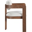 Pemberly Row Contemporary Cream Linen Textured Fabric Dining Chairs (Set of 6)
