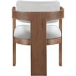 Pemberly Row Contemporary Cream Linen Textured Fabric Dining Chairs (Set of 6)