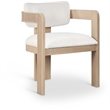 Pemberly Row Contemporary Cream Velvet Dining Chairs (Set of 6)