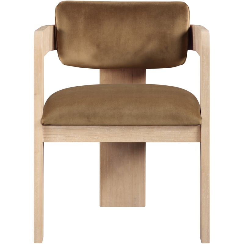 Pemberly Row Contemporary Saddle Velvet Dining Chairs (Set of 6)