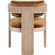 Pemberly Row Contemporary Saddle Velvet Dining Chairs (Set of 6)