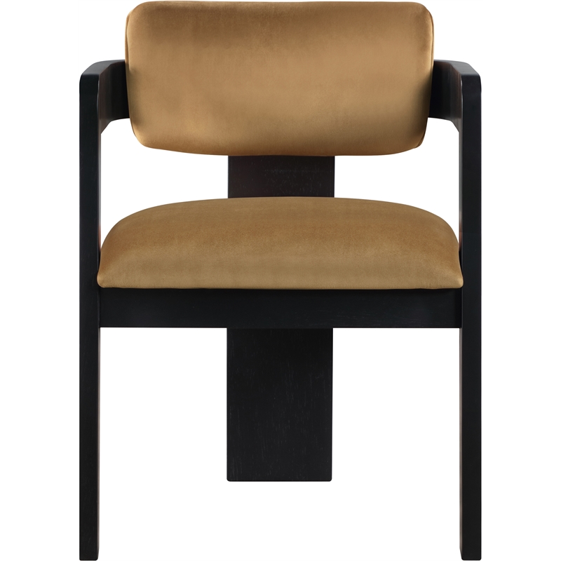 Pemberly Row Contemporary Saddle Velvet Dining Chairs (Set of 6)