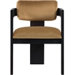 Pemberly Row Contemporary Saddle Velvet Dining Chairs (Set of 6)