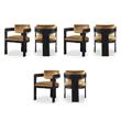 Pemberly Row Contemporary Saddle Velvet Dining Chairs (Set of 6)