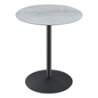 Pemberly Row Set of 2 End Table and Coffee Table with Gray Marble Texture Top