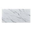Pemberly Row Set of 2 End Table and Coffee Table with White Marble Texture Top