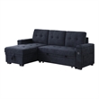 Pemberly Row Set of 2 Reversible Sleeper Sofa and Coffee Table with 2 Drawers