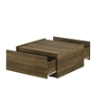 Pemberly Row Set of 2 Reversible Sleeper Sofa and Coffee Table with 2 Drawers