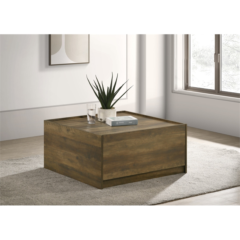 Pemberly Row Set of 2 Reversible Sleeper Sofa and Coffee Table with 2 Drawers