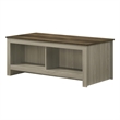 Pemberly Row Set of 2 Gray Coffee Table and Reversible Sleeper Sofa