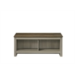 Pemberly Row Set of 2 Gray Coffee Table and Reversible Sleeper Sofa