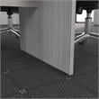Pemberly Row Set of 7 - Gray Conference Table & 6 Black Executive Chairs