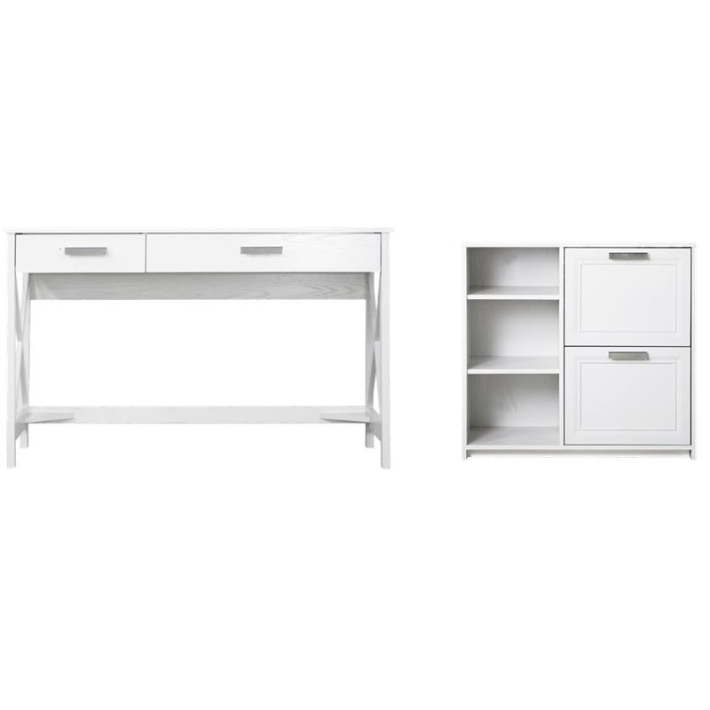 Pemberly Row Set of 2 White 47
