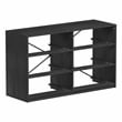 Pemberly Row Set of 2 5-Drawer & 6-Drawer Dressers in Black