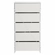 Pemberly Row Set of 2 5-Drawer & 8-Drawer Dressers in White