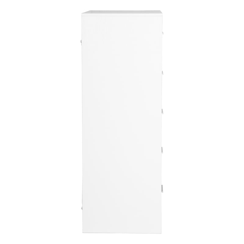 Pemberly Row Set of 2 5-Drawer & 8-Drawer Dressers in White
