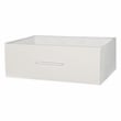 Pemberly Row Set of 2 5-Drawer & 8-Drawer Dressers in White